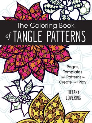 cover image of The Coloring Book of Tangle Patterns